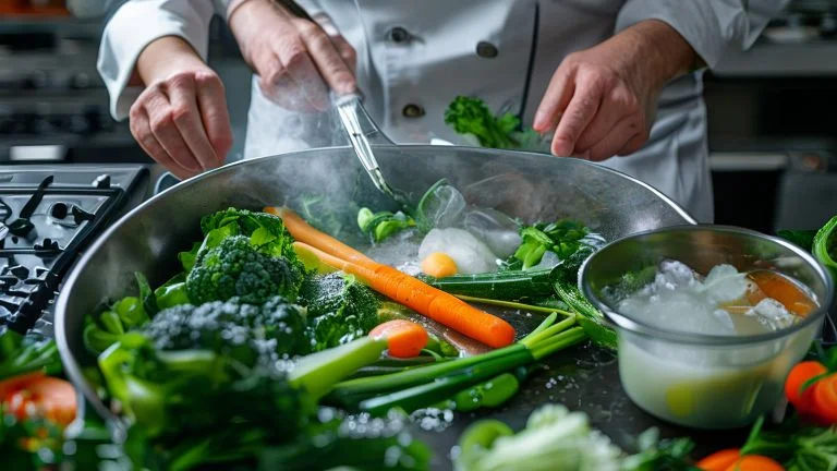 Como branquear vegetais: técnica simples para preservar sabor e textura
