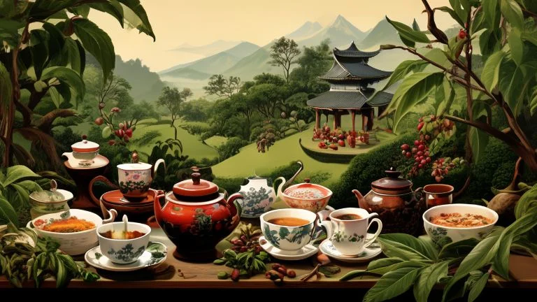 Bebidas com História: A Fascinante Tradição do Chá e do Café