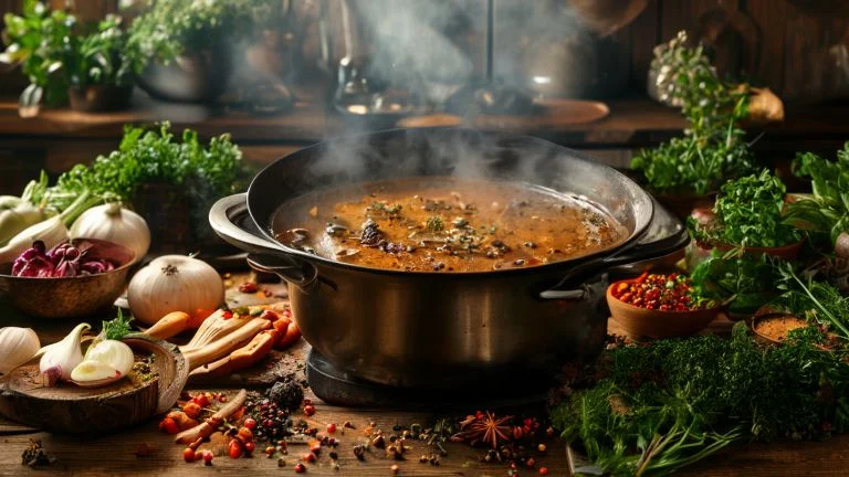 Como Escolher Ingredientes para Caldos Aromáticos Ricos e Encorpados